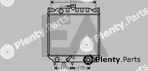 Eaclima 31R69006 — Radiator, engine cooling