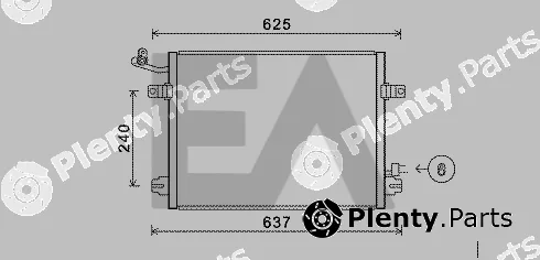 Eaclima 30C35016 — Condenser, air conditioning