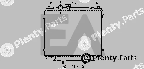 Eaclima 31R28049 — Radiator, engine cooling