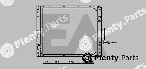 Eaclima 31R45065 — Radiator, engine cooling