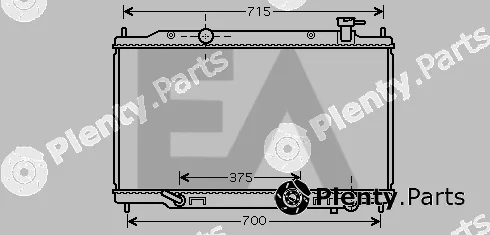Eaclima 31R18125 — Radiator, engine cooling