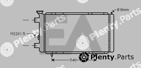 Eaclima 31R60012 — Radiator, engine cooling