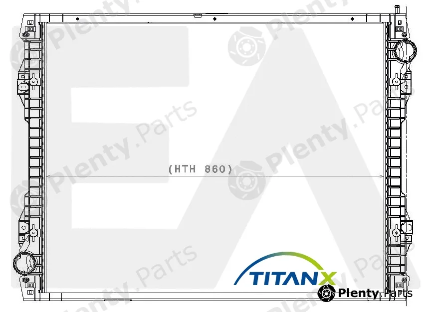 Eaclima 31R63010T — Radiator, engine cooling