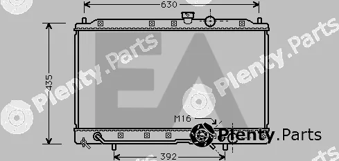 Eaclima 31R51069 — Radiator, engine cooling