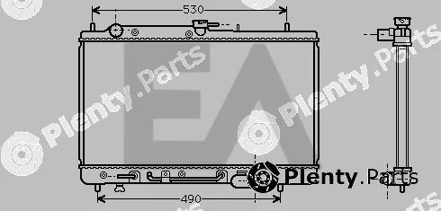 Eaclima 31R52025 — Radiator, engine cooling