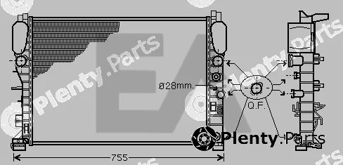 Eaclima 31R50168 — Radiator, engine cooling
