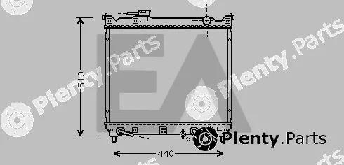 Eaclima 31R69037 — Radiator, engine cooling