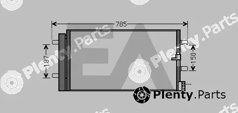 Eaclima 30C02024 — Condenser, air conditioning