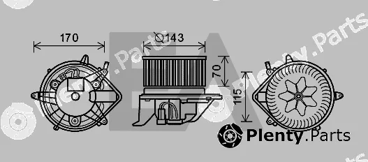 Eaclima 42A07003 — Electric Motor, interior blower