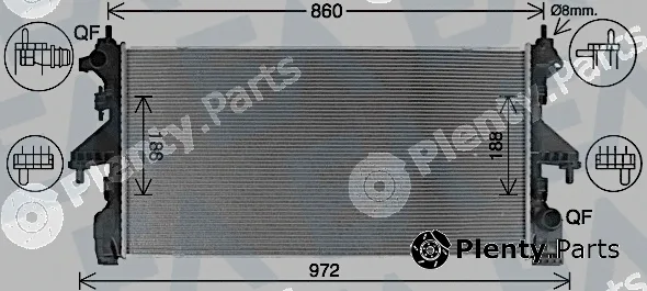 Eaclima 31R10111 — Radiator, engine cooling