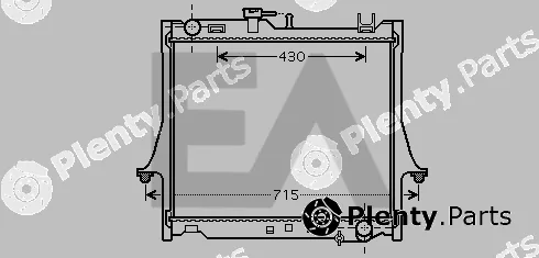 Eaclima 31R29004 — Radiator, engine cooling