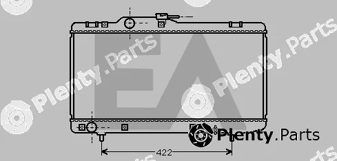 Eaclima 31R71070 — Radiator, engine cooling
