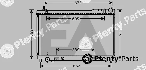 Eaclima 31R18188 — Radiator, engine cooling