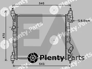 Eaclima 31R14015 — Radiator, engine cooling