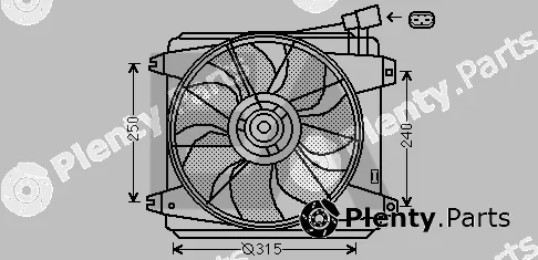 Eaclima 33V71049 — Fan, engine cooling