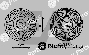 Eaclima 35C45D09 — Fan Wheel, engine cooling