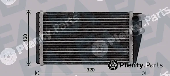 Eaclima 45C05025 — Heat Exchanger, interior heating