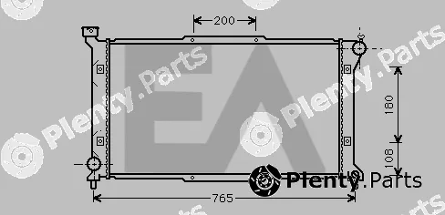 Eaclima 31R68017 — Radiator, engine cooling