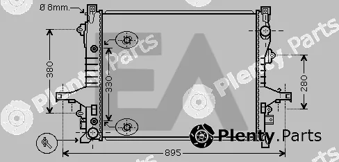 Eaclima 31R78036 — Radiator, engine cooling