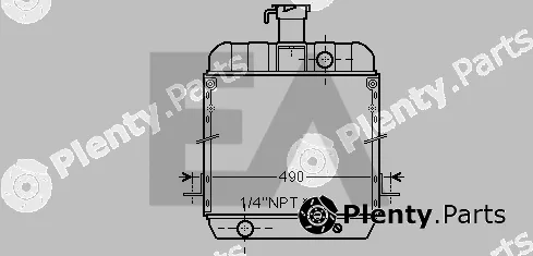 Eaclima 31R23001 — Radiator, engine cooling