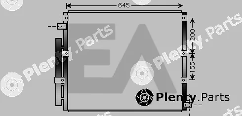 Eaclima 30C71040 — Condenser, air conditioning