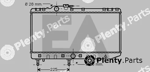 Eaclima 31R71101 — Radiator, engine cooling