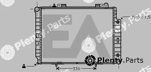 Eaclima 31R50069 — Radiator, engine cooling