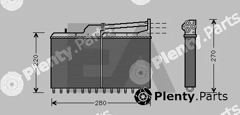 Eaclima 45C07004 — Heat Exchanger, interior heating