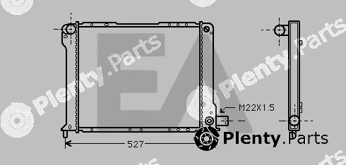 Eaclima 31R25017 — Radiator, engine cooling