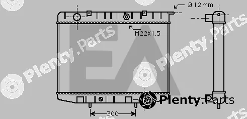 Eaclima 31R54111 — Radiator, engine cooling