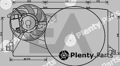 Eaclima 33V22037 — Fan, engine cooling