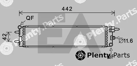 Eaclima 31R55001 — Radiator, engine cooling