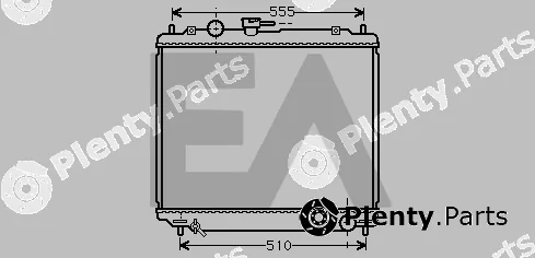 Eaclima 31R51089 — Radiator, engine cooling