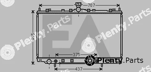 Eaclima 31R51111 — Radiator, engine cooling