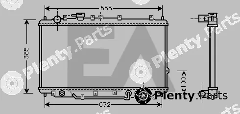 Eaclima 31R36003 — Radiator, engine cooling