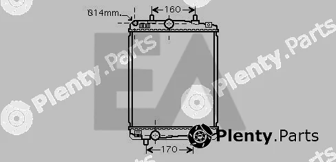 Eaclima 31R71193 — Radiator, engine cooling