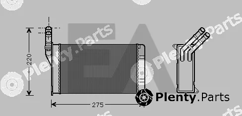 Eaclima 45C10006 — Heat Exchanger, interior heating