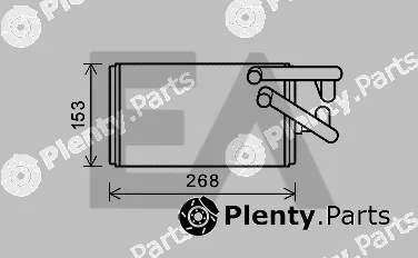 Eaclima 45C51002 — Heat Exchanger, interior heating