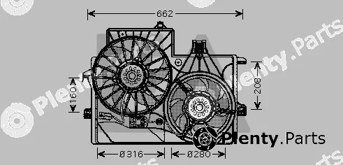 Eaclima 33V54028 — Fan, engine cooling