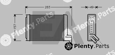 Eaclima 45C77015 — Heat Exchanger, interior heating