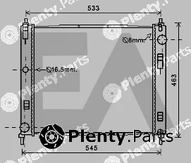 Eaclima 31R18141 — Radiator, engine cooling