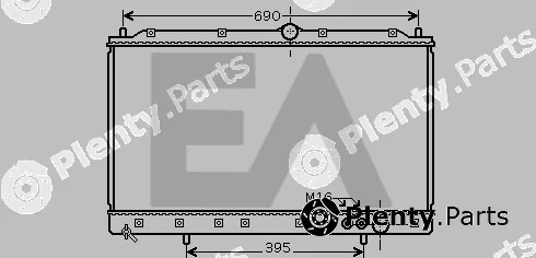 Eaclima 31R51032 — Radiator, engine cooling