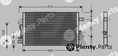 Eaclima 30C25030 — Condenser, air conditioning