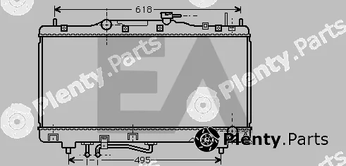 Eaclima 31R71161 — Radiator, engine cooling