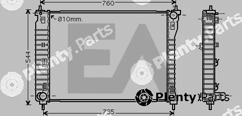 Eaclima 31R54217 — Radiator, engine cooling
