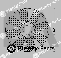 Eaclima 35C45A03 — Fan Wheel, engine cooling