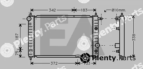 Eaclima 31R20038 — Radiator, engine cooling