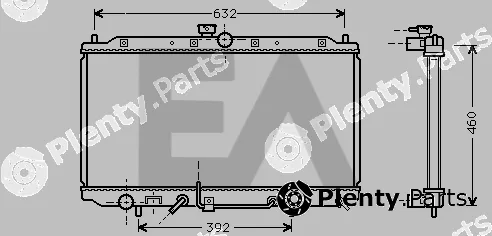 Eaclima 31R51041 — Radiator, engine cooling