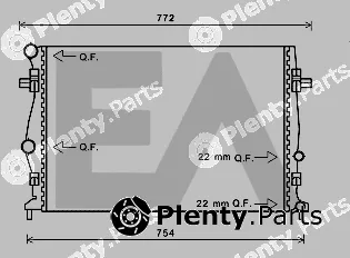 Eaclima 31R77129 — Radiator, engine cooling