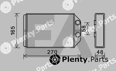 Eaclima 45C02012 — Heat Exchanger, interior heating